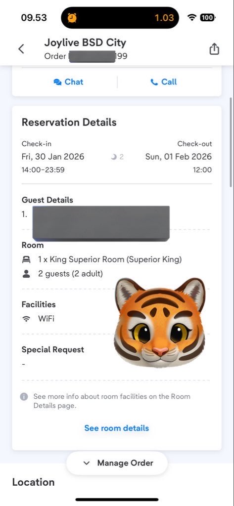 Jual Hotel / Penginapan JOYLIVE ICE BSD
📅 30 Januari - 1 Februari 2026 (2 malam)
🏡  King Superior Room
Alasan dijual: ganti hotel, non-refundable 😅
📍Dibantu sampe check-in.

Dm lg rusak, bisa reply aja buat harga — jauh lebih murah dr aplikasi
#zonauang