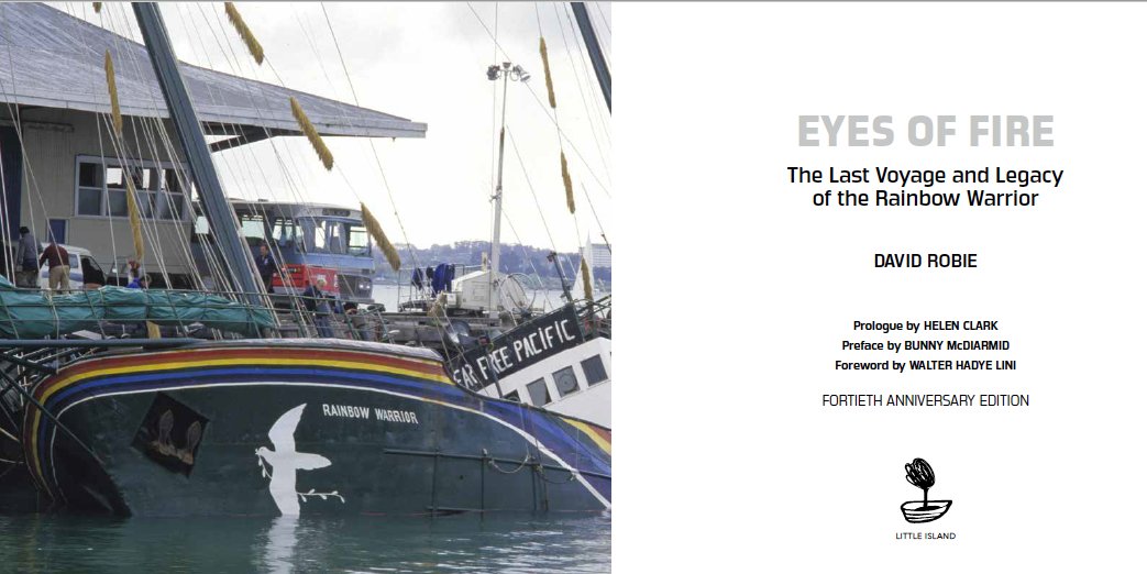 DavidRobie's tweet image. Eyes of Fire: Gripping tale of adventure, tragedy and testament to environmental activism #cafepacific #bookheroreview #rainbowwarrior #eyesoffire #publishing  #environmentalactivism #stateterrorism #newbooks @Greenpeace @GreenpeaceAP @gpph @GreenpeaceNZ 
davidrobie.nz/2026/01/eyes-o…