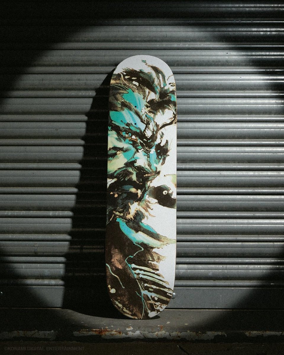 オレの好きなスケボーブランドのHUFとメタルギアコラボなんだけども