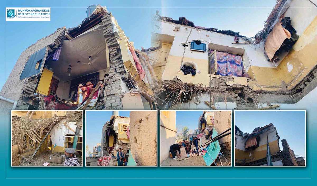 pajhwok's tweet image. A mother and her six children have been killed and the father injured after the roof of their house collapsed in eastern Nangarhar province.

Full details are available at the link below
tinyurl.com/yh76vry5

#AfghanistanTragedy #Nangarhar #BuildingCollapse #FamilyLoss