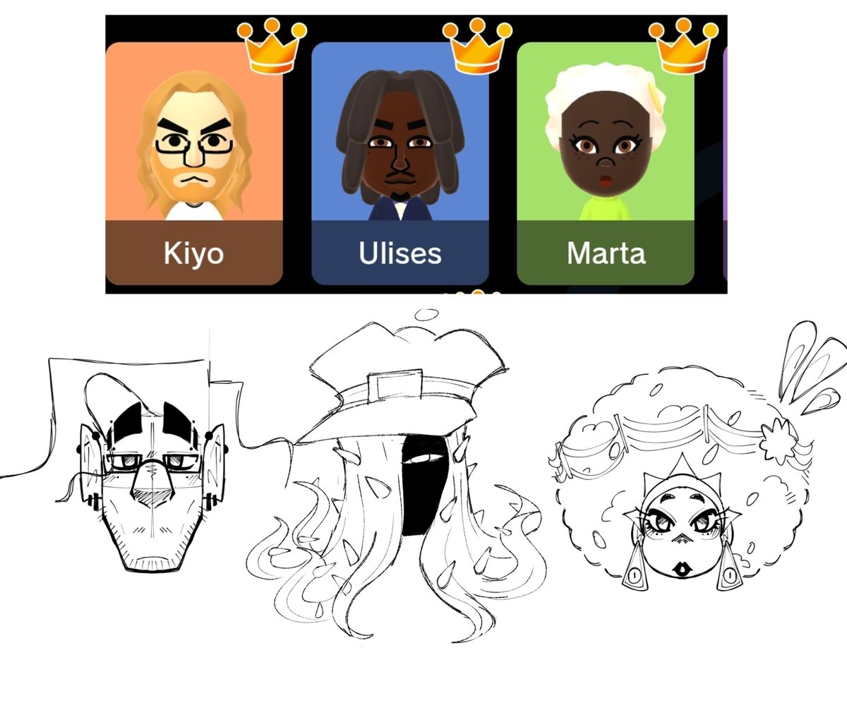 La de hacer a sus ocs un mii se las recomiendo no saltarsela 🔥
#oc #mii #draw