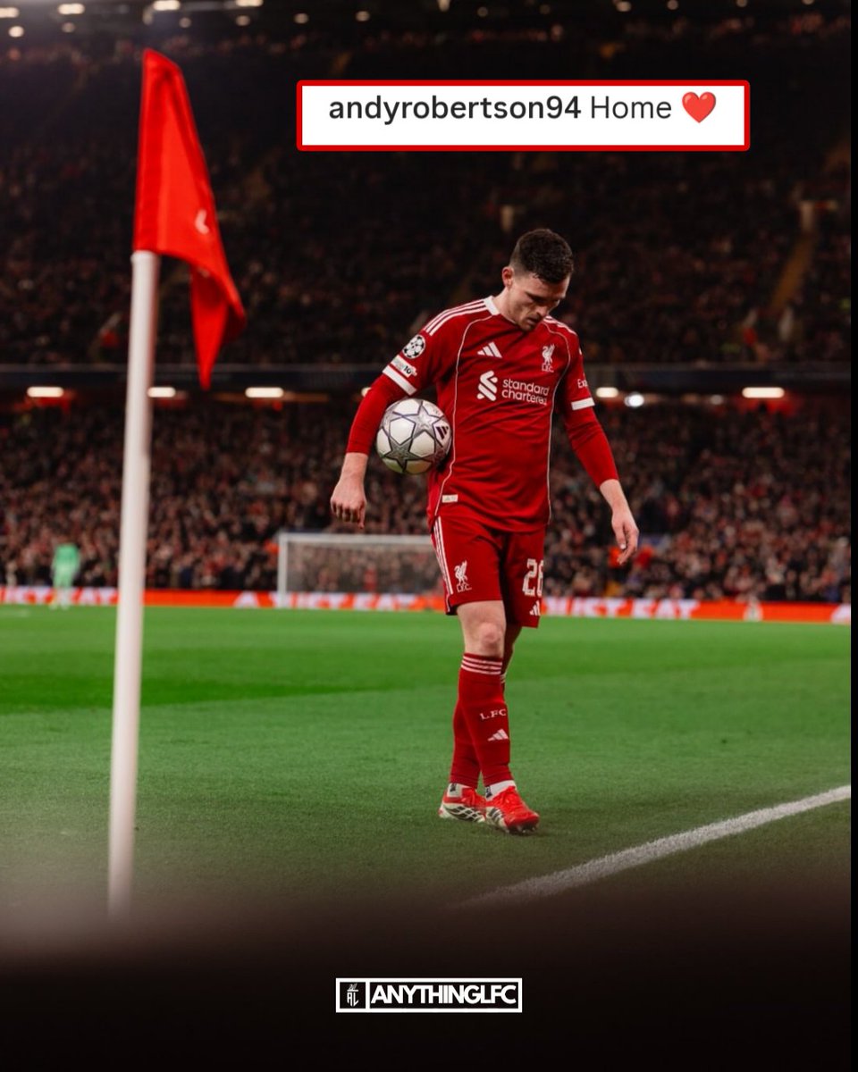AnythingLFC_'s tweet image. Andy Robertson with a big message on Instagram ♥️