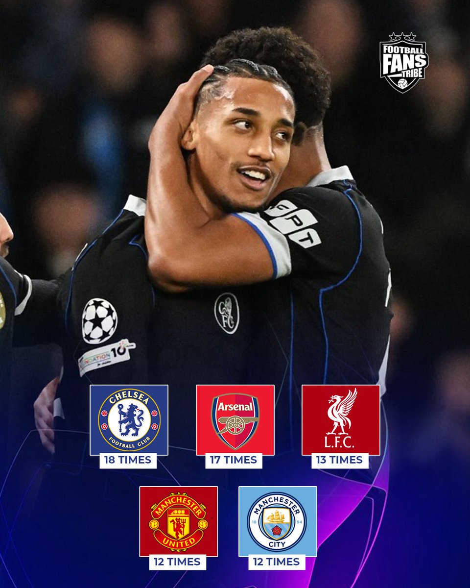 Chelsea don set a new record as the English club with the most Champions League Round of 16 qualifications -18 times and counting. Them don Overtake Arsenal (17), with Liverpool, Man United &amp; City trailing behind. 

As it stands, Chelsea European Pedigree no suppose dey indoubt.