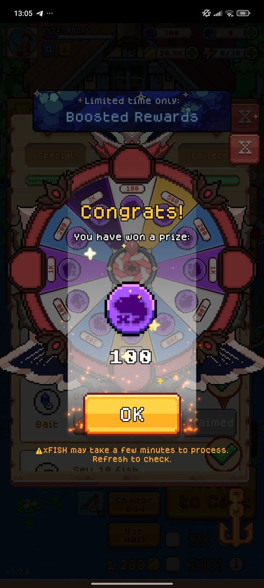 yeah today I got 100 xFISH, not a lot but a little😁

<a href="/FishingFrenzyCo/">Fishing Frenzy</a> <a href="/Ronin_Network/">Ronin</a> <a href="/xderek/">Derek 🗺️</a>