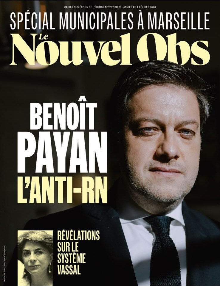« Le Rassemblement national c’est l’anti-Marseille »

👉 Retrouvez l’entretien de Benoît Payan dans <a href="/Le_NouvelObs/">Le Nouvel Obs</a>