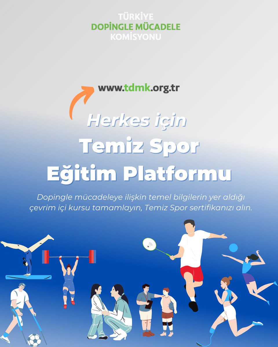 Türkiye Dopingle Mücadele Komisyonu/Turkish NADO tweet media