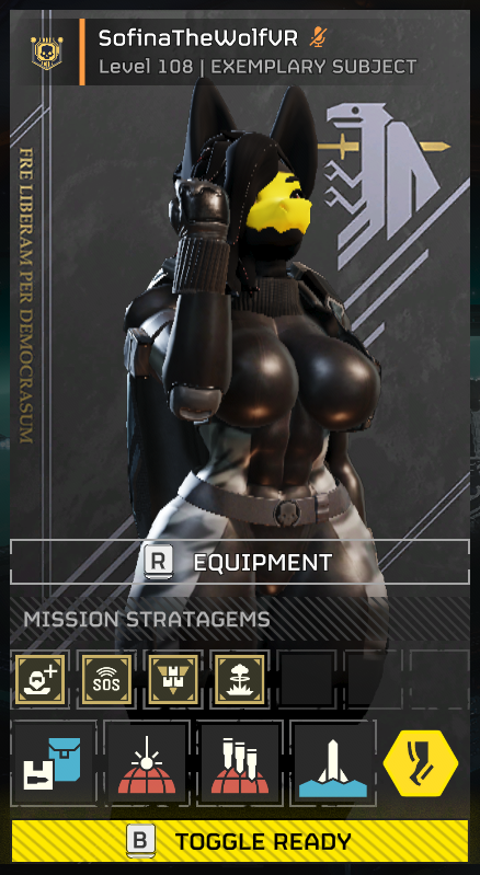 Stealth diver ready for deployment~ 

#Helldivers2 #Mamagen