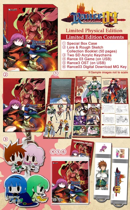 The limited physical edition for Rance 03 -The Fall of Leazas- has now released on MangaGamer.

https://t.co/4N9A1elIMa 