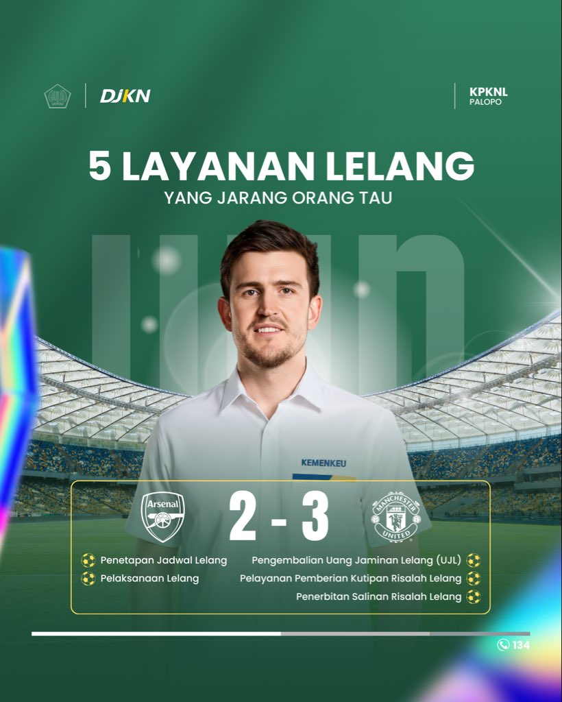 KPKNLPalopo's tweet photo. Kirain lelang itu cuma soal βjual barangβ?
Nope. π
Di KPKNL, urusan lelang tuh lebih banyak & lebih teknis dari yang orang kira. Dari penjadwalan sampai risalah, semua ada layanannya.
Transparan. Resmi. Aman. βοΈ
#KPKNLPalopo #DJKN #LelangNegara #InfoLelang #AsetNegara https://t.co/2mgWPlVO50