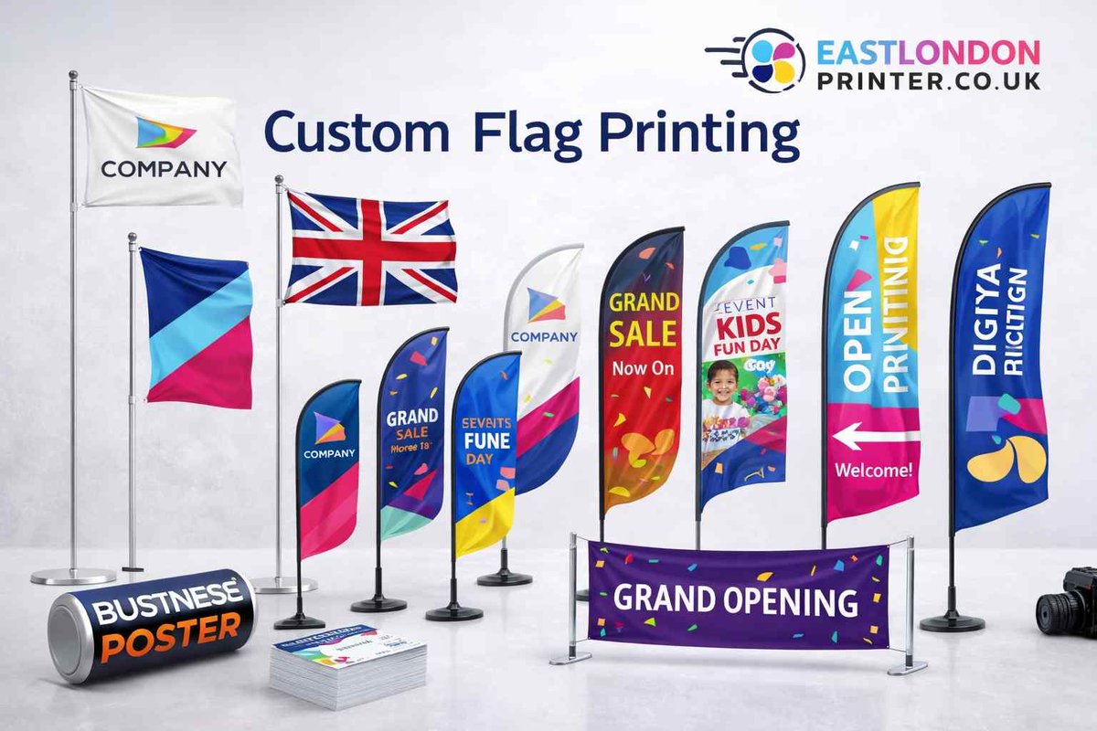 same_day15764's tweet image. Custom Flag Printing
Stand out with Custom Flag Printing.
Perfect for events, promotions &amp;amp; outdoor branding.
Durable, vibrant &amp;amp; professionally printed.
visit Our Website: eastlondonprinter.co.uk
Call us at +44 (0)20 7041 9649
#CustomFlagPrinting #PrintedFlags
#EastLondonPrinter