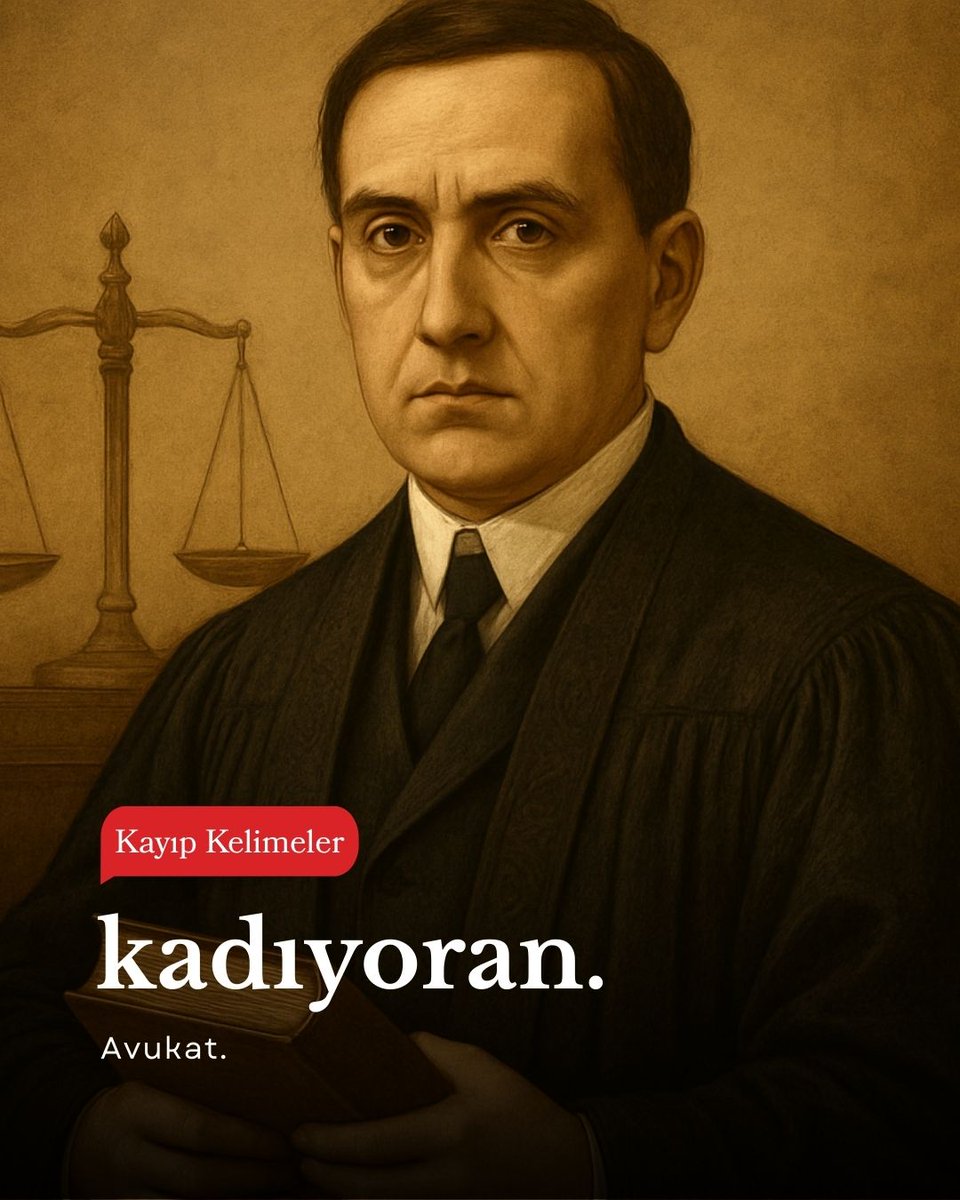 Türkçenin kayıp kelimeleri...

Kadıyoran: Avukat.

(Türkçenin Kayıp Kelimeleri II, s. 336)

#LiteraYayıncılık #TürkDili #Türkçe #kayıpkelimeler
