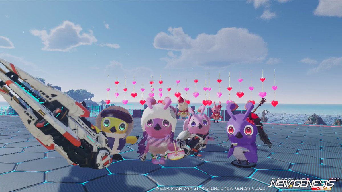 foschia_PSO2's tweet image. なんとか皆お顔見えました。