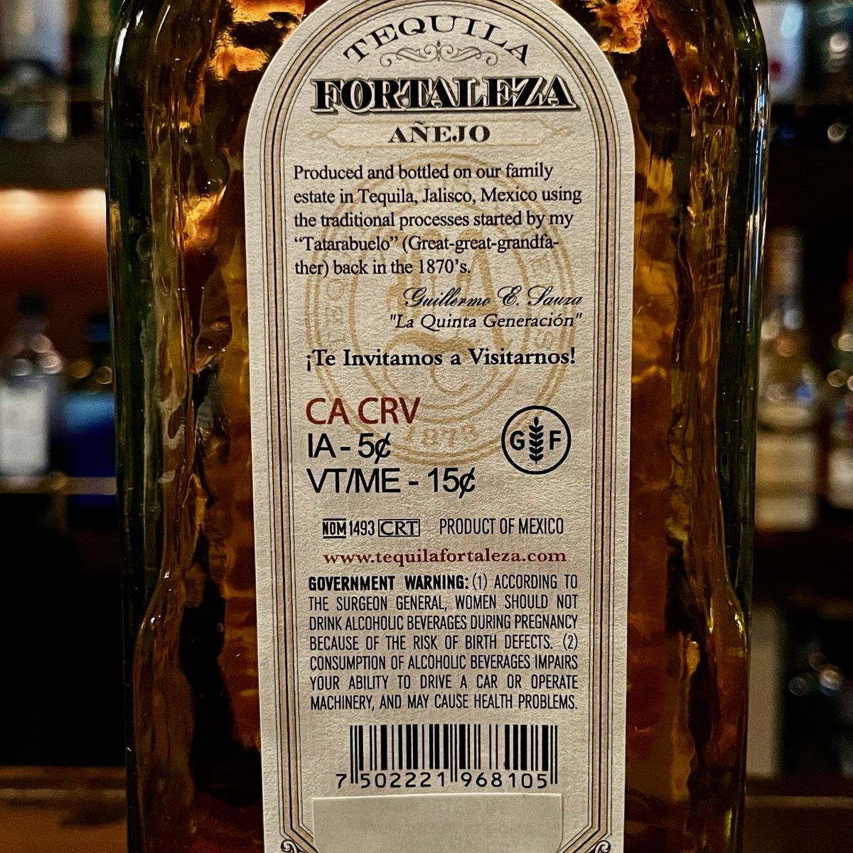 「フォルタレサ アネホ」

テキーラ村のテキーラです！
キャップがリュウゼツランのカットした形になっていて可愛い！🌵

凄いいい香り！
ハラペーニョたっぷりのタコスを
コロナで流し込み
額に汗を滲ませながら
締めの一杯で飲みたい！