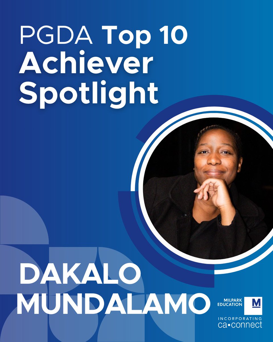 Top 10 talent! Congratulations to Dakalo Mundalamo for securing a top 10 spot in our PGDA class of January 2025! 🎉

Keep shining, Dakalo, and continue to inspire your peers with your excellence! 🌟

#MilparkEducation #Schoolofprofessionalaccounting #PGDA #CTA #PGDATop10