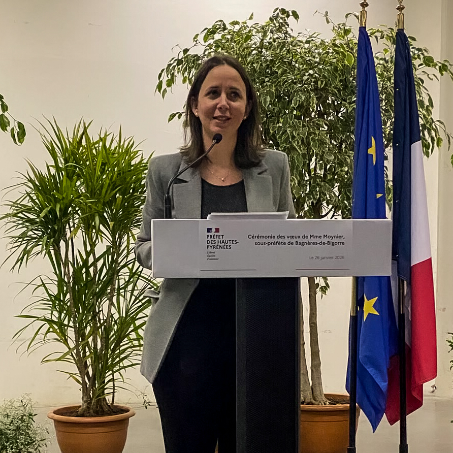Image de Préfet des Hautes-Pyrénées - #Vœux2026 🇫🇷 | Clarisse MOYNIER, #SPBB65, a présenté ses vœux aux #élus et acteurs de l’arrondisse