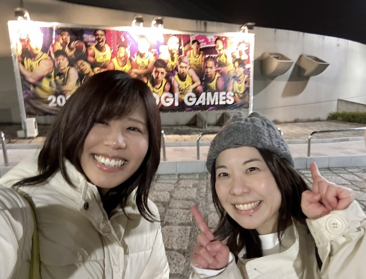 さきなと一緒に、渋谷×茨城行ってきましたー☺️🏀✨
5連勝！！！ううううれしぃ😭
必死な感じが伝わってきて、だから好きだし応援しちゃう。
れおさんに言われた通りに、美味しいお酒を飲んで帰りました🍺
#サンロッカーズ渋谷