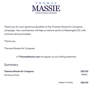 ELeftism's tweet image. Just donated to @RepThomasMassie's campaign. He is one of the only people in Congress who actually cares about the people.