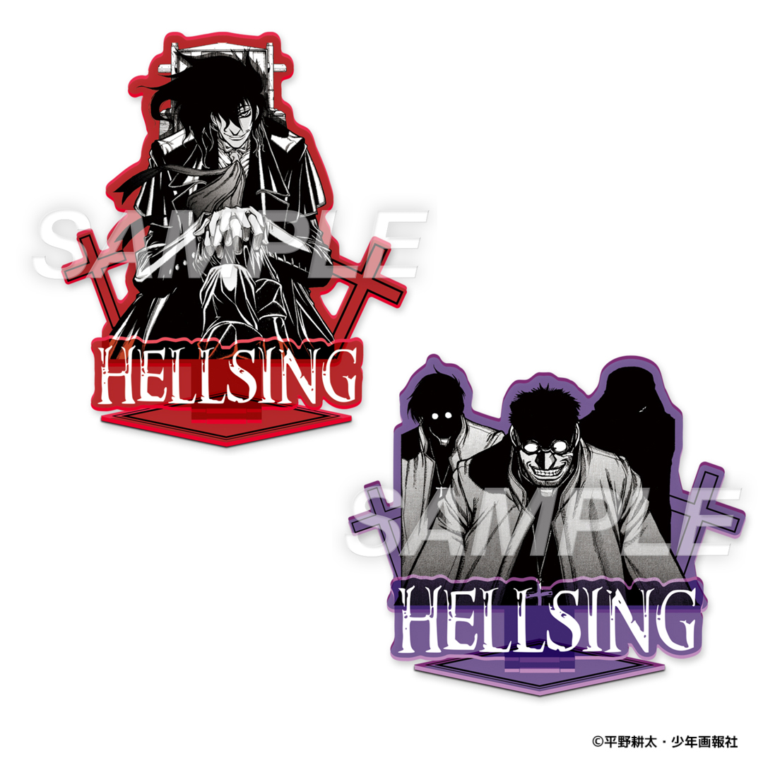 平野耕太大博覽會】 #HELLSING のクリアカラーアクリルスタンド