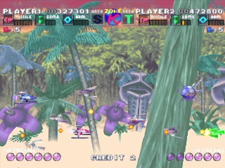 PSXDatacenter's tweet photo. PS1 
G. Darius

Battle 28 Huge Bosses and choose your path with 5 different endings in an Action Shooter game by Taito.

Info:
https://t.co/QNzqYZK8ID

#ps1 #psx #retrogames #playstation #pixelart #GDarius #Taito #arcade #Gダライアス https://t.co/w5xSEHqgDF