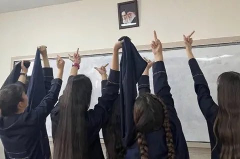 FawAzzat's tweet photo. "Inclusivity" and ”wokeism” gone wrong… AGAIN! Swedish giant Toteme decides to fetishize the hijab/chador on the runway while women in Iran are executed for refusing to wear it.

Your desperate, "woke" team tries so hard to be inclusive that you ended up glamorizing the exact tool of oppression Iranian women are dying to escape.

While the Islamist regime commits genocide, you turn their shackles into luxury items. This isn't fashion. It's spitting on the victims. Disgusting!! Read the room or shut it down. The timing is just…

#IranRevolution #Toteme #WomanLifeFreedom #StopExecutionsInIran