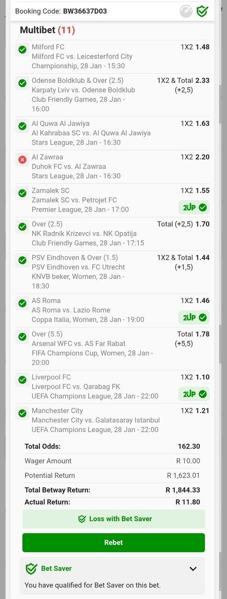 Was not that bad I don't I'm doing high stakes coz I want anyone to afford to bet my ticket 🙃