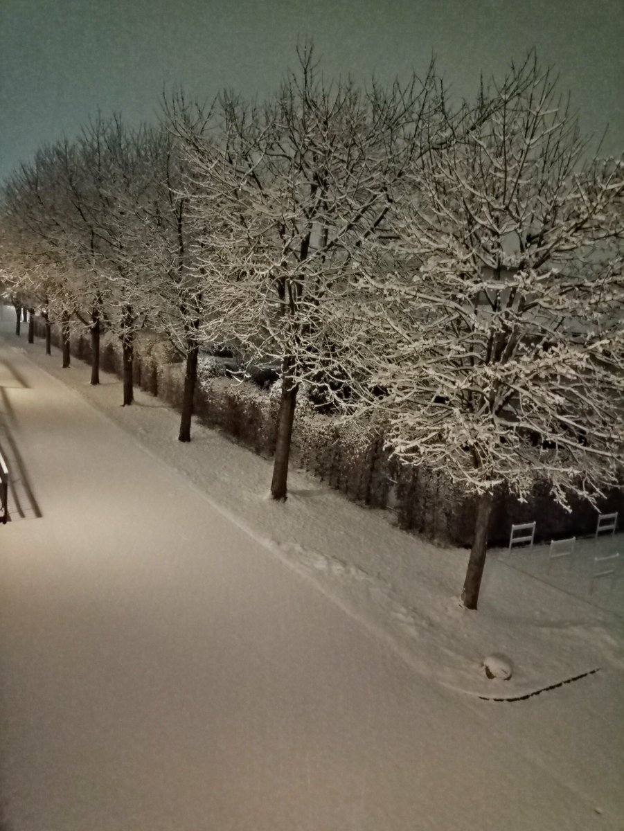 Gece güzel yağdı...