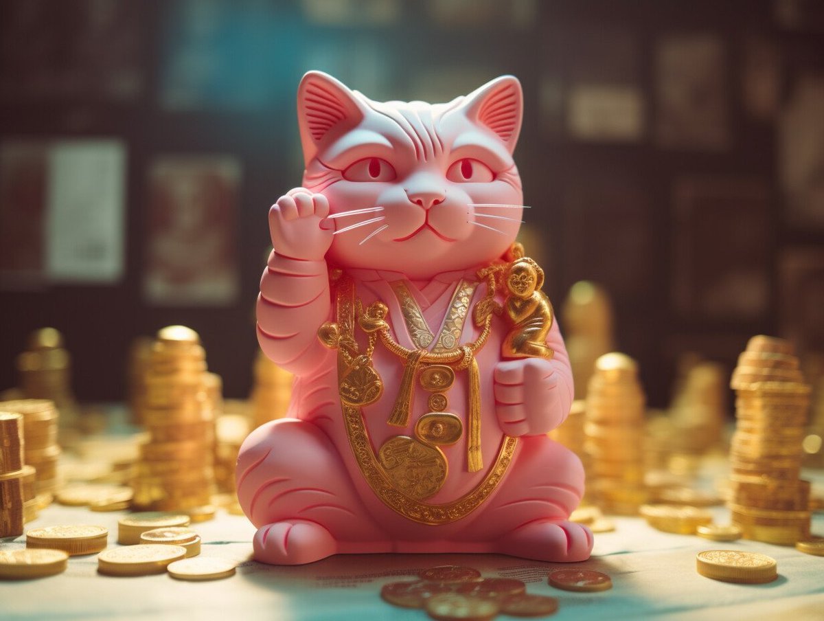LunaGitana0333's tweet photo. La Leyenda Del Maneki - Neko En Japón:  

Cuenta la leyenda que durante el siglo XVII, en la período Edo, el templo Gotokuji era muy pobre y tenía serios problemas económicos. 

El monje que lo habitaba, que ya era un anciano, compartía la escasa comida que tenía con su gata, Tama.  

Un día, un señor feudal, y hombre de gran fortuna, que se llamaba Ii Naokata, se sorprendió por una tormenta mientras cazaba. 

Este poderoso hombre se refugió en un árbol cerca del templo y, mientras esperaba a que cesara la tormenta, vio una gata de color blanco, negro y marrón que le hacía señas para que se acercara a la puerta del templo Gotokuji  

La leyenda remarca que este felino parecía estar levantando una de las patas, mientras la agitaba.
  El hombre quedó tan sorprendido, que dejó el refugio para acercarse a la gata y verla mejor, justo cuando cayó un rayó sobre el árbol que le había dado cobijo.  

Agradecido por haber salvado su vida, el hombre donó al templo campos de arroz y tierras de cultivo, financió las reparaciones del templo.  
 Así que gracias a la buena acción de la gata, el templo se hizo muy próspero.  

 El Maneki-Neko Actual: 
 La leyenda del gato de la suerte que había surgido en Japón, se corrió por todo el mundo, razón por la que en la actualidad podemos encontrar muchas variedades de Maneki Neko.  

Hay de diversos colores, tamaños, posiciones.  
 El original, y más popular, sigue siendo el gato 𝒃𝒍𝒂𝒏𝒄𝒐.  
 Sin embargo, los otros colores también tienen distintos propósitos.  

El gato color 𝒏𝒆𝒈𝒓𝒐 funciona para ahuyentar malos espíritus.  

El 𝒅𝒐𝒓𝒂𝒅𝒐 atraerá el dinero.
 Mientras que el 𝒓𝒐𝒋𝒐 es para la seguridad.
 El 𝒓𝒐𝒔𝒂 para el amor 
 El 𝒂𝒛𝒖𝒍 para la salud. 

La mayor diferencia se da en la pata que tiene levantada.  
 Si tiene la 𝐩𝐚𝐭𝐚 𝐝𝐞𝐫𝐞𝐜𝐡𝐚, como el gato original de la leyenda, es una invitación a la buena suerte.  

En cambio, si la 𝐩𝐚𝐭𝐚 𝐢𝐳𝐪𝐮𝐢𝐞𝐫𝐝𝐚 es la que está arriba, esto es para atraer clientes, mayormente usado en restaurantes y negocios. 

Recuerda que el 𝗠𝗮𝗻𝗲𝗸𝗶 𝗡𝗲𝗸𝗼 es totalmente 𝘫𝘢𝘱𝘰𝘯é𝘴, aunque los chinos se han encargado de popularizar más su figura.  
 Por eso es que se ven mucho en la entrada de restaurantes chinos. 

Pata derecha levantada ideal para hogares.
Se posiciona siempre mirando hacia la puerta, de esa manera llama la prosperidad.
