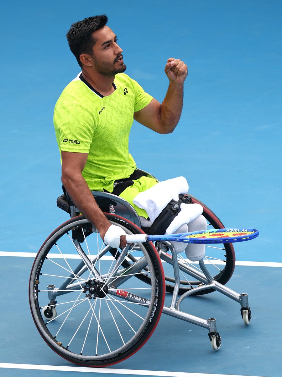 YARI FİNALDEYİZ ✔️ Kortta savaşmaya devam hedef final 💪🏻🎯 

#koluman #megasaraytennisacademy #wheelchairtennis #tennis #AO2026