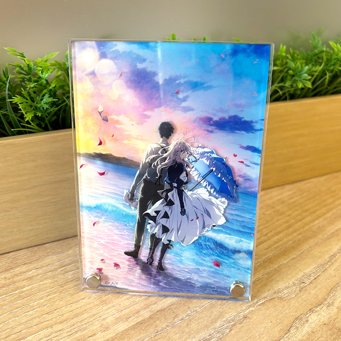 エヴァーメイデン 複製原画 アートコレクション 新品 ヴァイオレット・エヴァーガーデン 額装アート 色景【菫】 京都