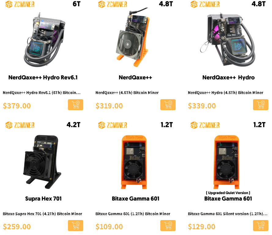 zc_miner's tweet image. Want your own #Bitcoin miner at home? 🎰

Brand new Desktop $BTC Miners just dropped!
1.2T → 9.6T hashrate | Plug &amp;amp; Play | Beginner Friendly
#LotteryMachine #BTCMiner #CryptoMining #StartMining