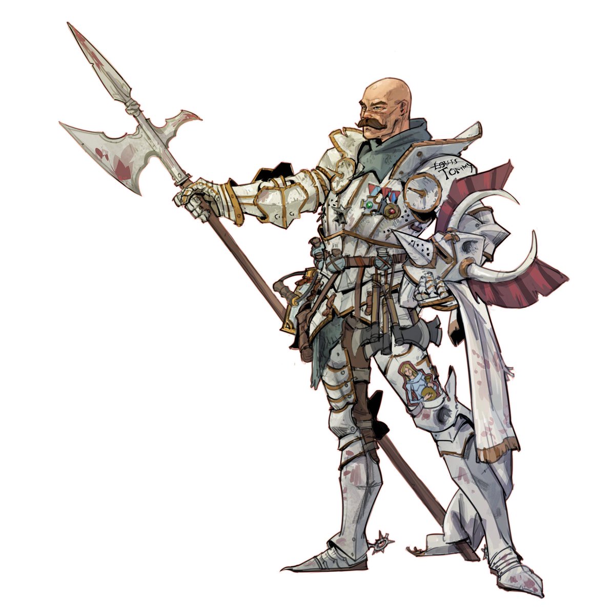 Lashyarts's tweet image. Colored Lineart Commission
War Lord