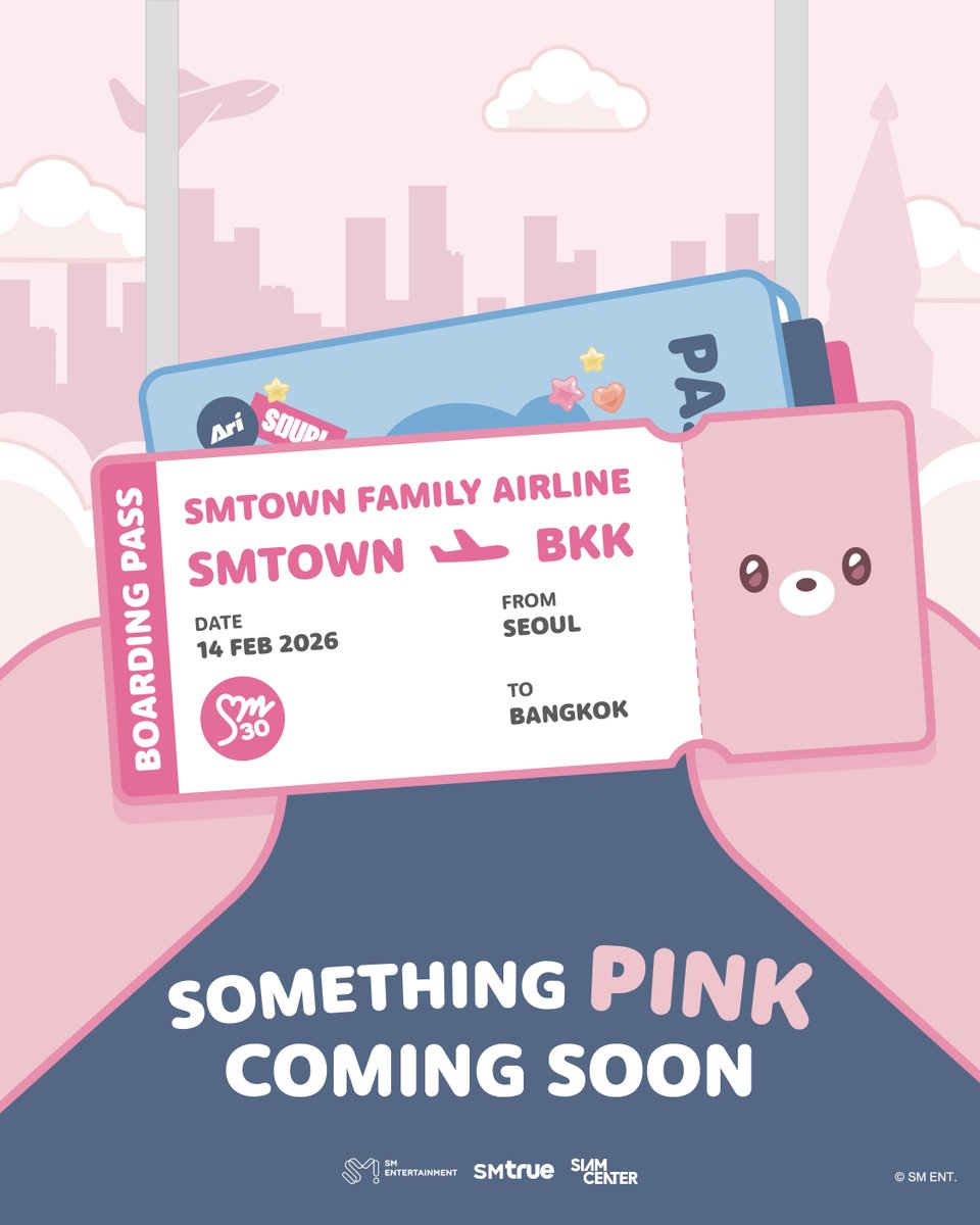 Something 🩷PINK🩷 is coming soon! 👀✨️

#SMTOWN <a href="/SMTOWNGLOBAL/">SMTOWN</a> #SMTOWNFAMILYinBKK #SMTrue