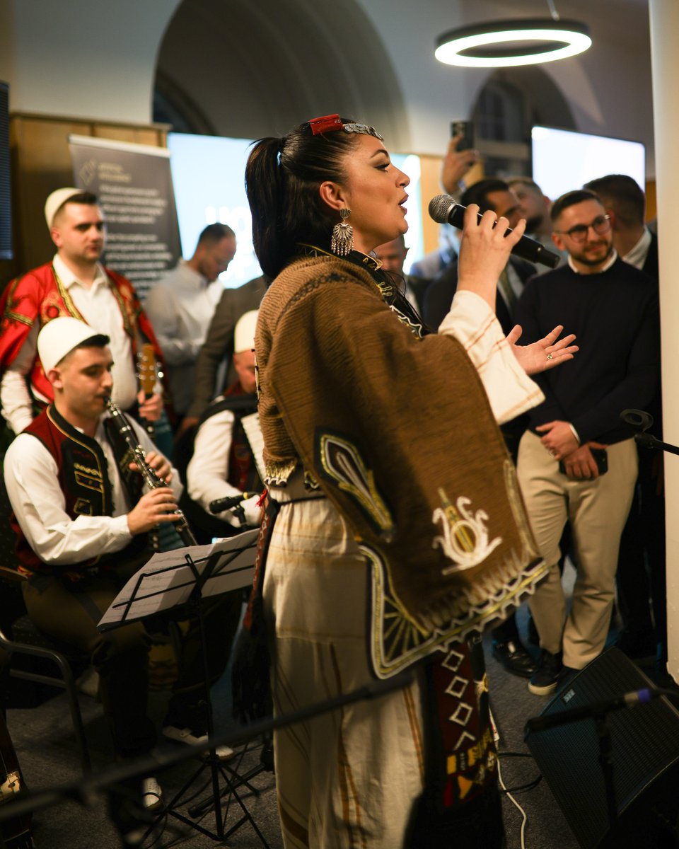 Moments from House of Kosova in Davos. Traditional music by the National Song and Dance Ensemble Shota, featuring songs and music from Kosova’s cultural heritage.