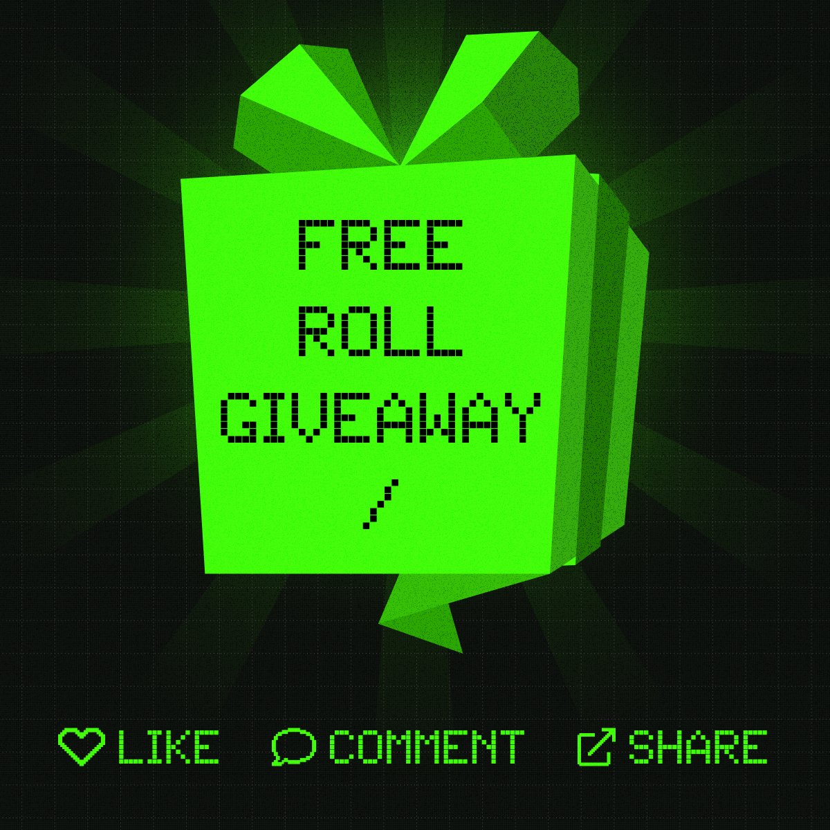 FREE ROLL GIVEAWAY - TERMINAL SESSION

4 × 0.1 SOL Free Rolls + Bonus 2 x 0.1 SOL Free Rolls

🏆 Most completed rolls wins
🏅 Win or Recycled counts (excludes failed rolls)

Prize
4 × 0.1 SOL free rolls
One winner

Bonus!!
2 × 0.1 SOL free rolls
Awarded to the funniest or