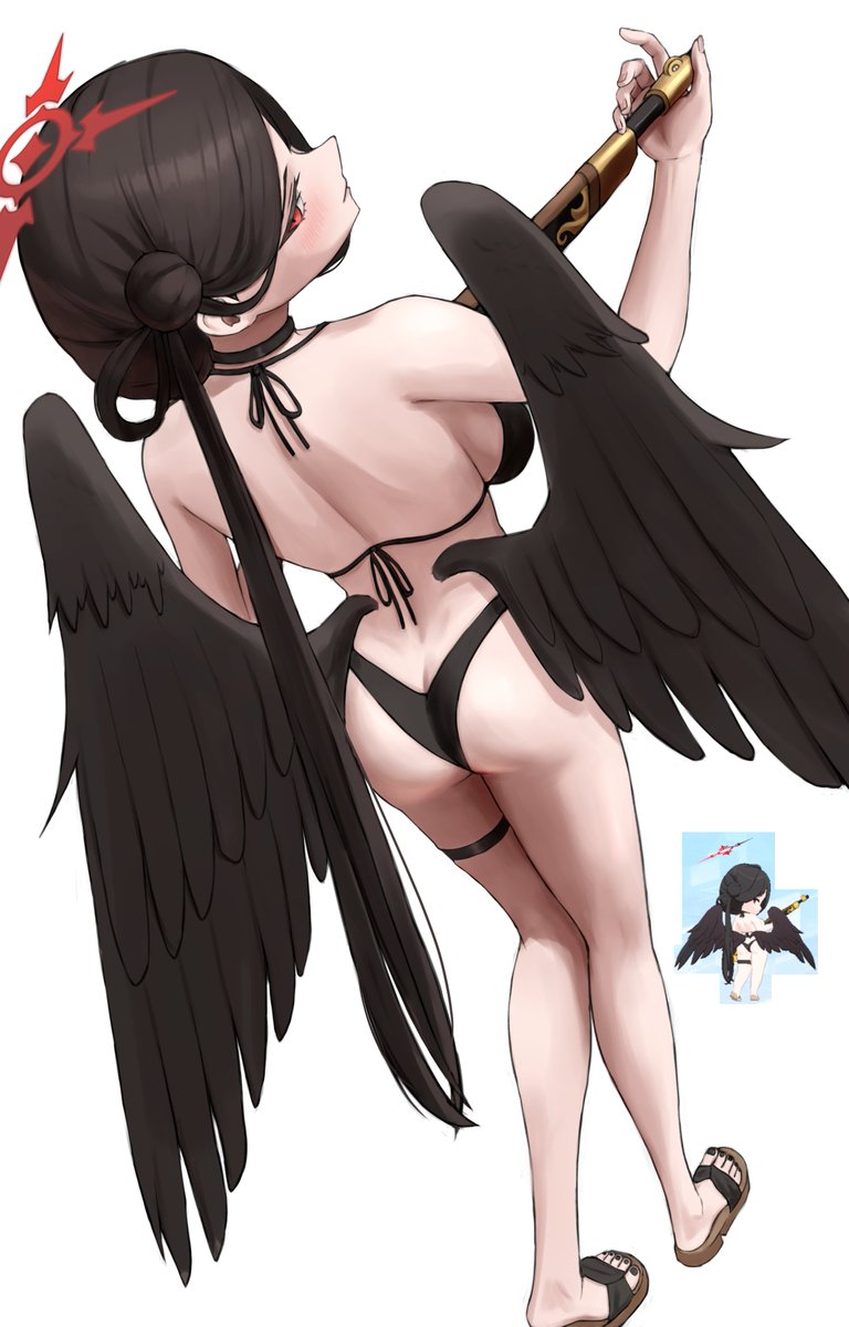 #ブルアカ
羽川ハスミ（水着）