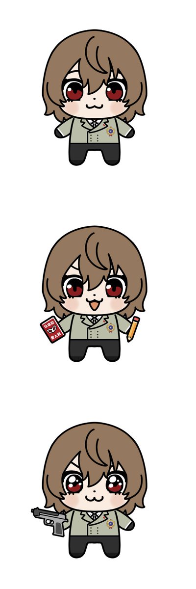 cygs071's tweet photo. #明智吾郎  #主明 #shuake #P5R #ペルソナ5 
画的一组大川明智努努，和大川莲是一一对应的！ https://t.co/fXdWdKfCZQ