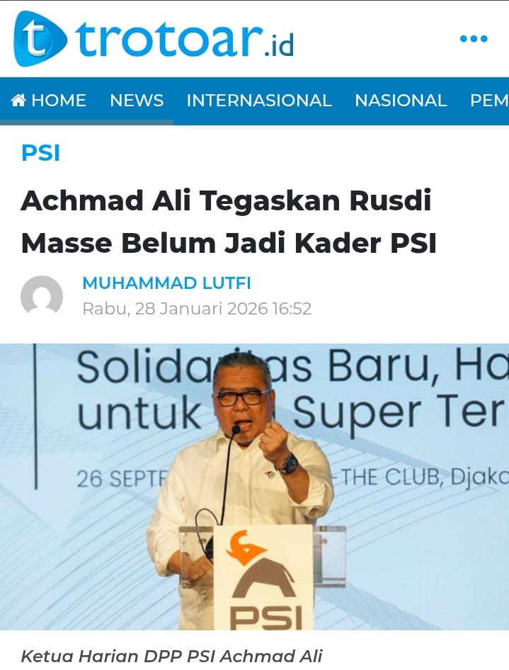 Lah Pak Ahmad Ali piye toh?
Kalo Rusdi Massae belum pindah, terus kenapa dari kemarin gembar- gembor 'BEDOL DESA'  sampe putra mahkota mau gelar karpet merah segala 🙄
.
.
.
Pengacara Kapolres