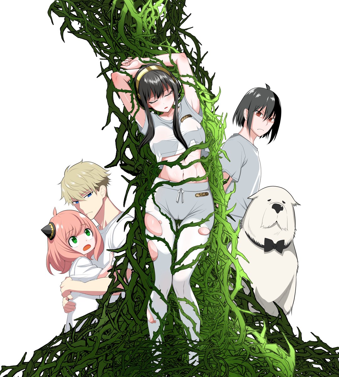 #魅力のある白を見せてください見た人全員強制 
#SPY_FAMILY 