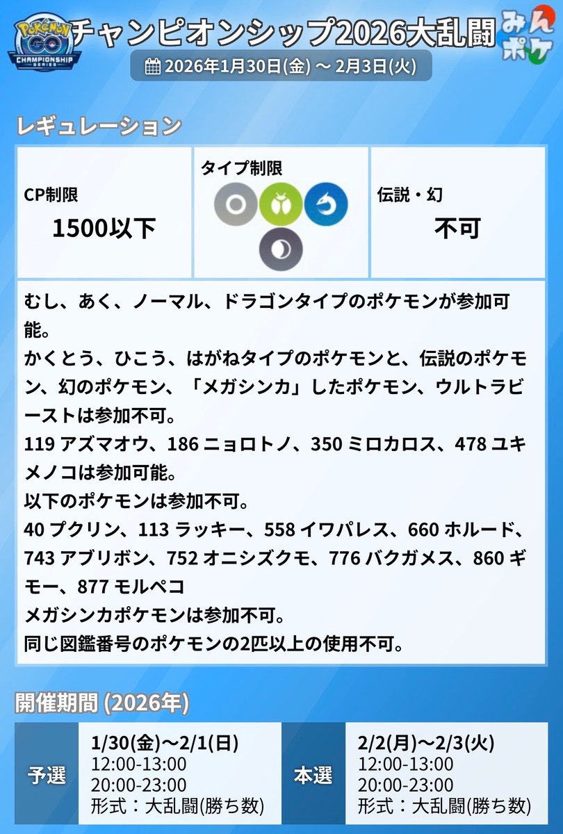 みんポケPvP tweet media