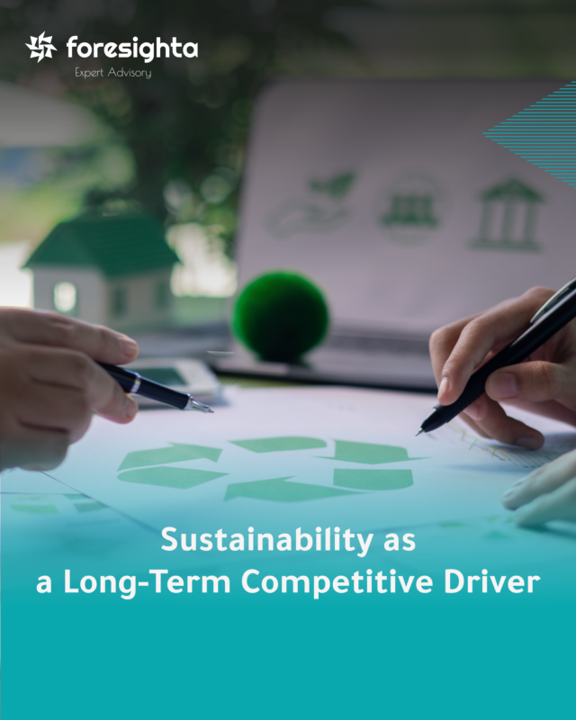 ForesightaCo's tweet photo. Sustainability is a strategic investment choice.

Industrial organizations that embed sustainability into their operating model:
• Gain clearer visibility of risk
• Achieve stronger cost control over time
• Build lasting trust with partners, clients, and markets

True advantage created through sustainable operating systems that strengthen decisions, increase resilience, and protect competitiveness.

At Foresighta, we help manufacturers
turn sustainability from a concept
into a continuous operational advantage.

👉 Learn how sustainability can work for your organization:
https://t.co/UW4d4yT6ON

#Foresighta #ExpertConsulting
#CorporateSustainability #OperationalExcellence #IndustrialSector #CompetitiveAdvantage #StrategicTransformation