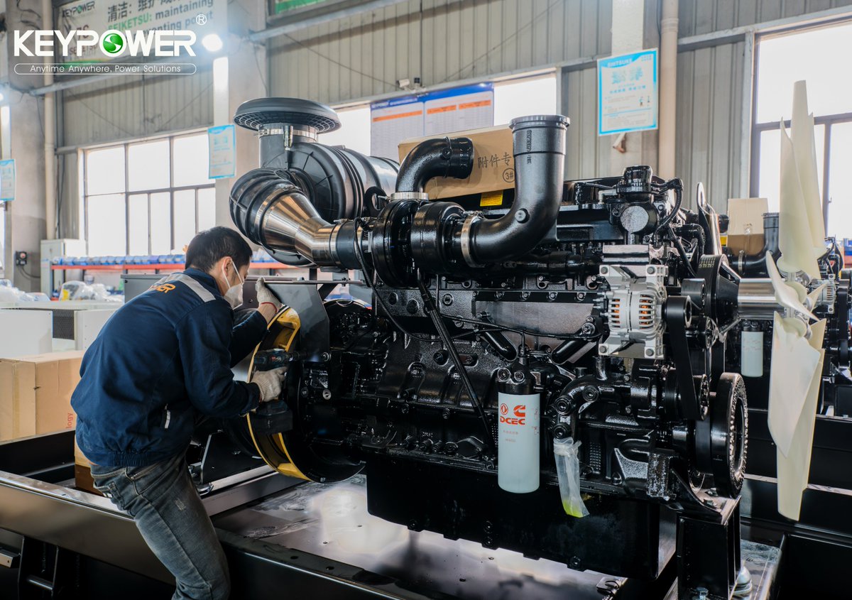 Engineering reliability, bolt by bolt. #KEYPOWER #Cummins #DieselEngine #DieselGenerator
