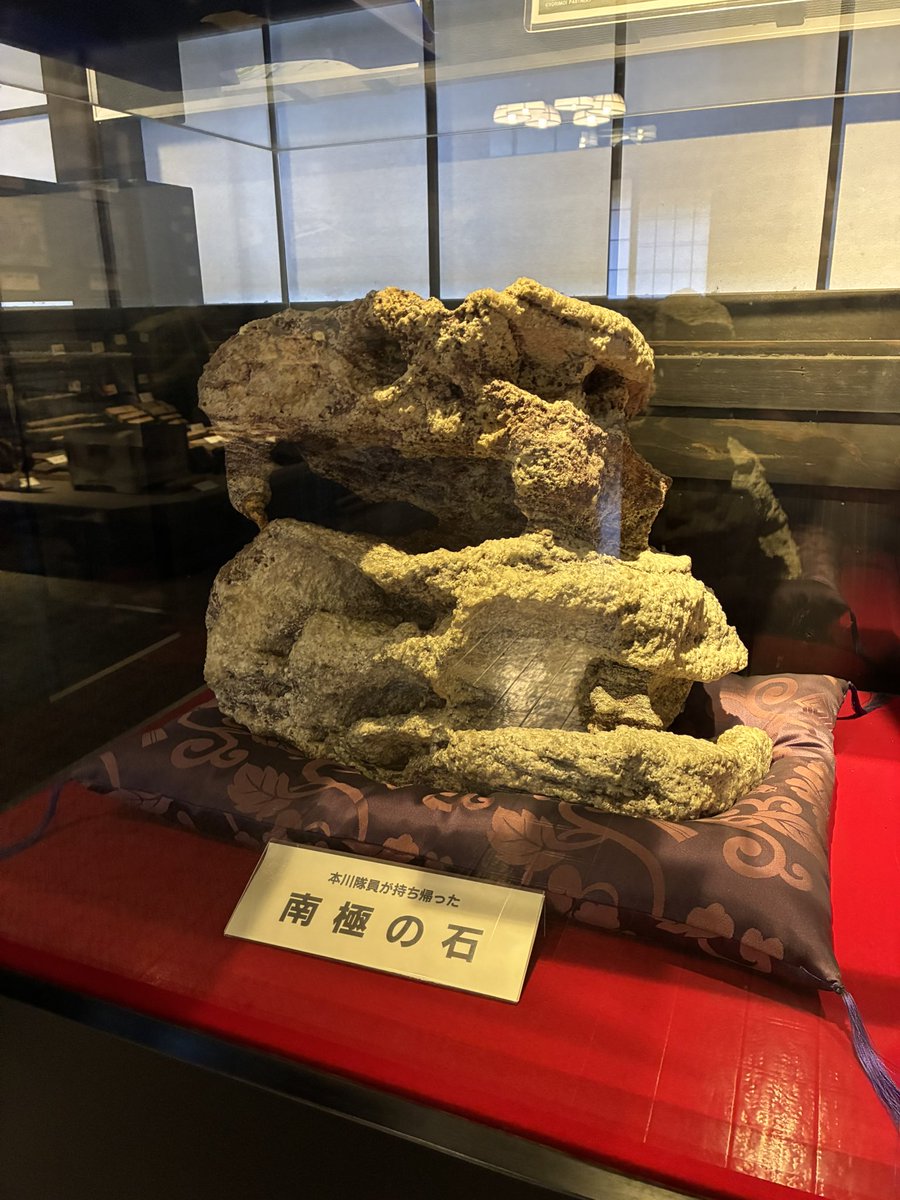 1月29日は #南極の日 🇦🇶 #正田記念館 には南極の石が 展示されてい