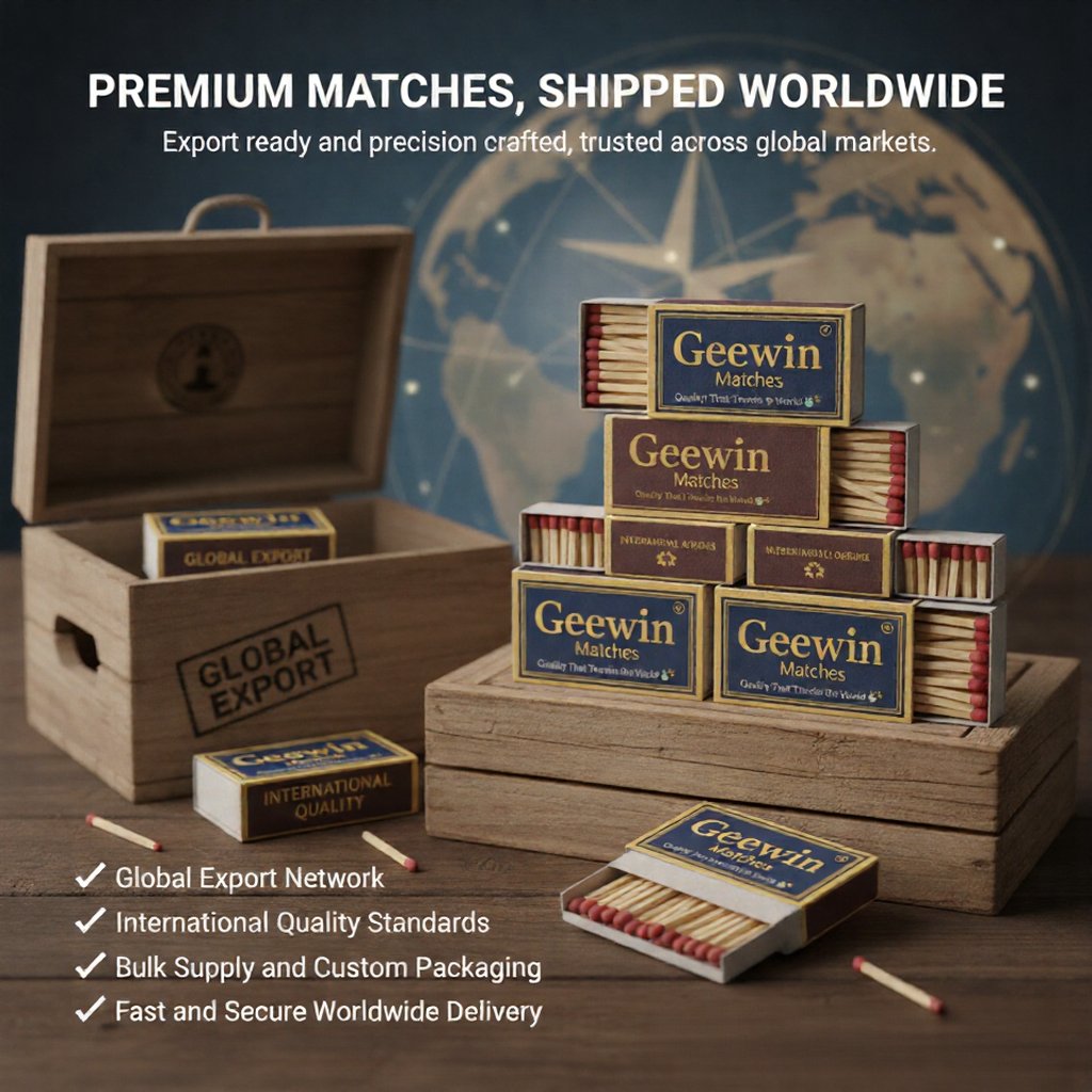 GeewinM's tweet photo. 🔥 Geewin Matches – Custom Matchboxes That Speak Your Brand 🔥

👉 https://t.co/z4SmTw1Dqt

#geewinmatches #custommatchboxes #matchboxmanufacturer #privatelabelmatches #bulkorders #exportquality #safetymatches #kitchenmatches #waxmatches #veneermatches #longstickmatches https://t.co/rJoTukmWdK