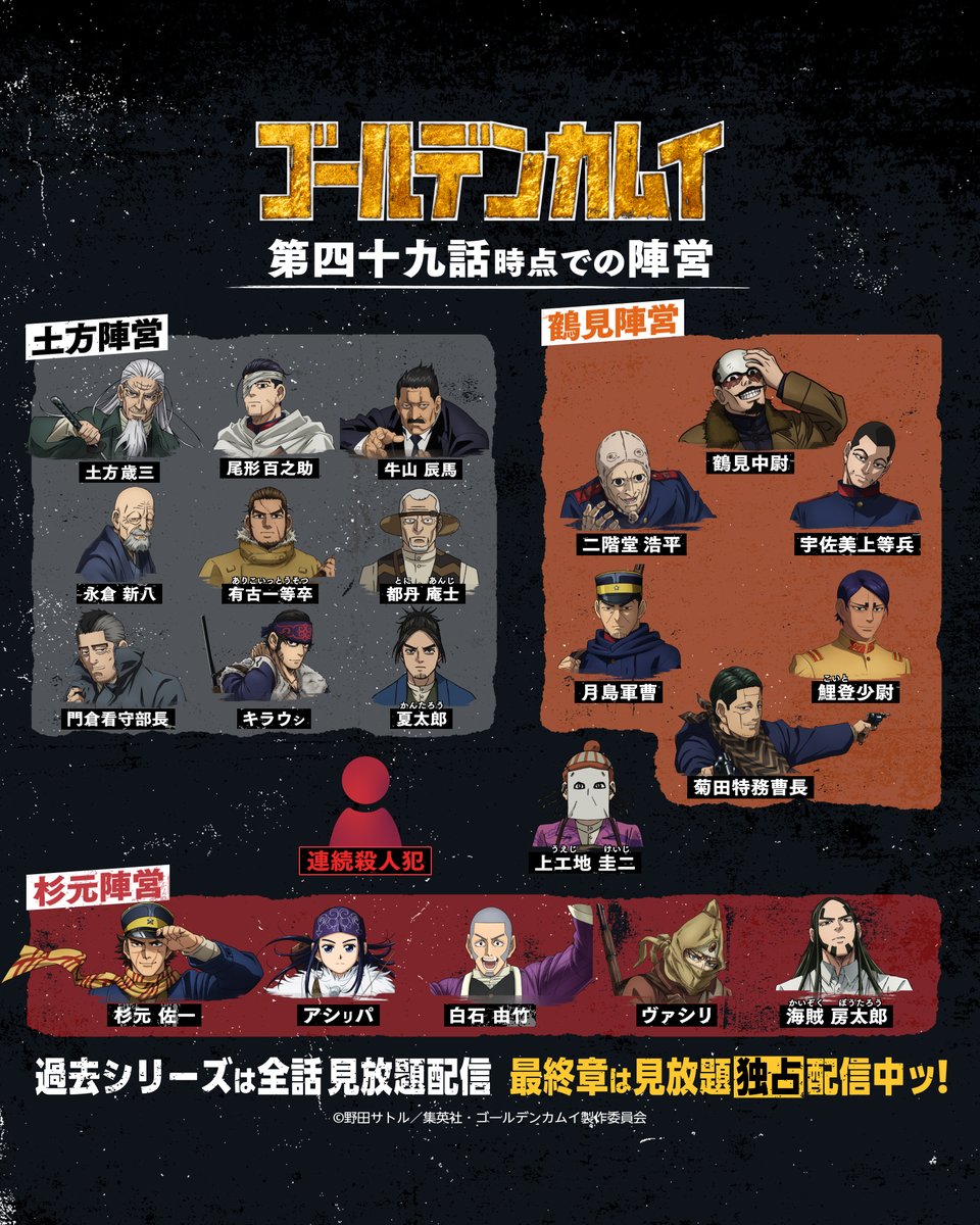 野田サトル作品公式『ドッグスレッド』『ゴールデンカムイ