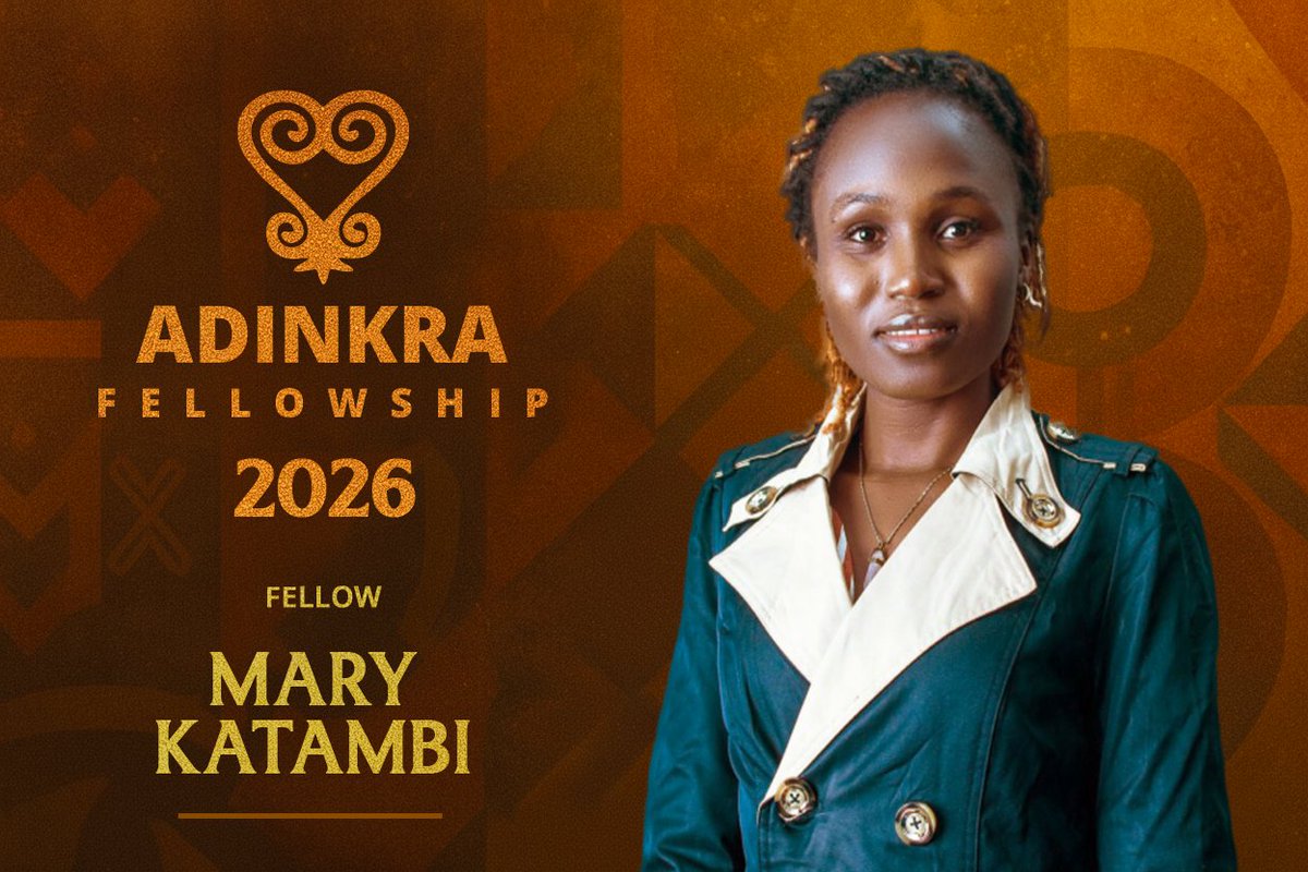 Introducing Mary Katambi, ADINKRA Fellow 2026 (Nigeria). Digital inclusion advocate empowering women and youth through tech-driven entrepreneurship. Founder of Kaiki, equipping girls with data and digital skills to build confidence, opportunity and community impact.