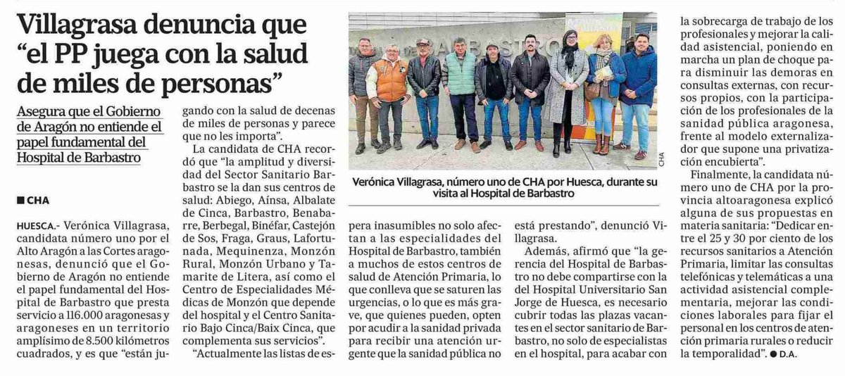 Chunta Aragonesista tweet media