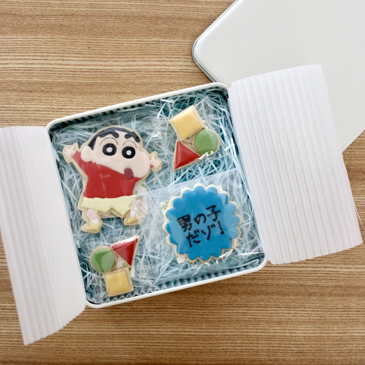 お友達のMさんにクッキー作って頂きました🍪🍪 本当に可愛くて、マミー