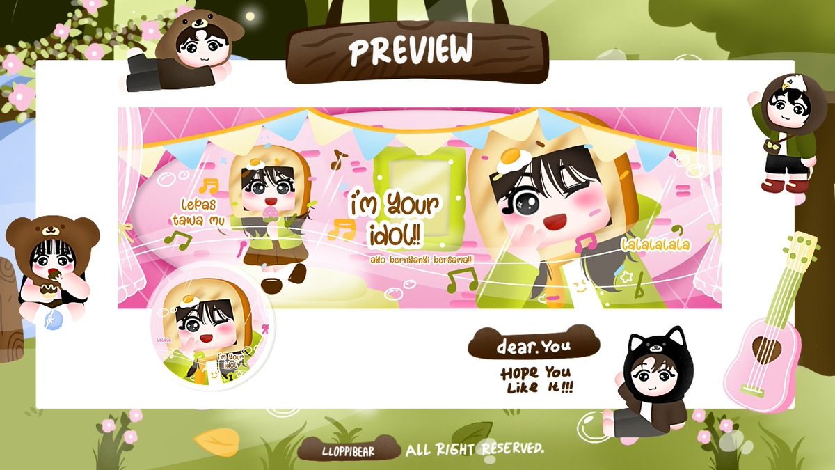 llOPPIBEAR's tweet image. annyeong bantu repost yaa, gomawooo

rayaa punya 4 layout rs your idol nih, bisa langsung ditake sekarang yaa. price 25k free retext. MARIII JAJANKKKK, GOMAWOOO!! 🍼🧸👧🏻🍡🍀🍭

#zonauang