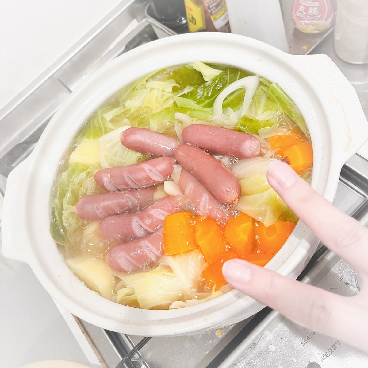 20_iyudead_02's tweet image. 寒いからポトフꔛෆ

 #おうちごはん  #コンカフェ