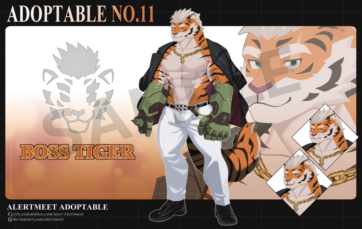 Alertmeet03's tweet image. My Adoptable 11 Bid here👇
deviantart.com/alertmeet/art/…
#characterdesign #adoptable #Adopt #tiger #furry